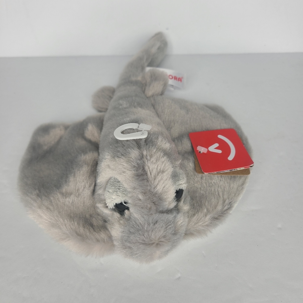 Nwt Aurora World Gray STINGRAY 9" Plush Stuffed animal Toy Animal eco friendly